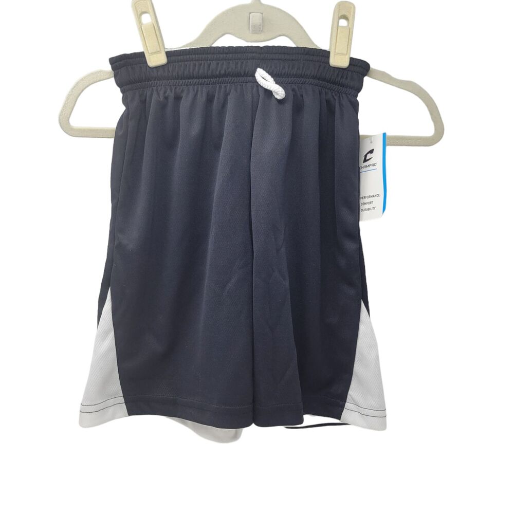 Champro Youth Dri-Gear Muscle Basketball Shorts Black White size Large NWT